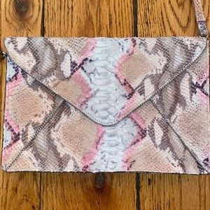 SNAKESKIN envelope bag